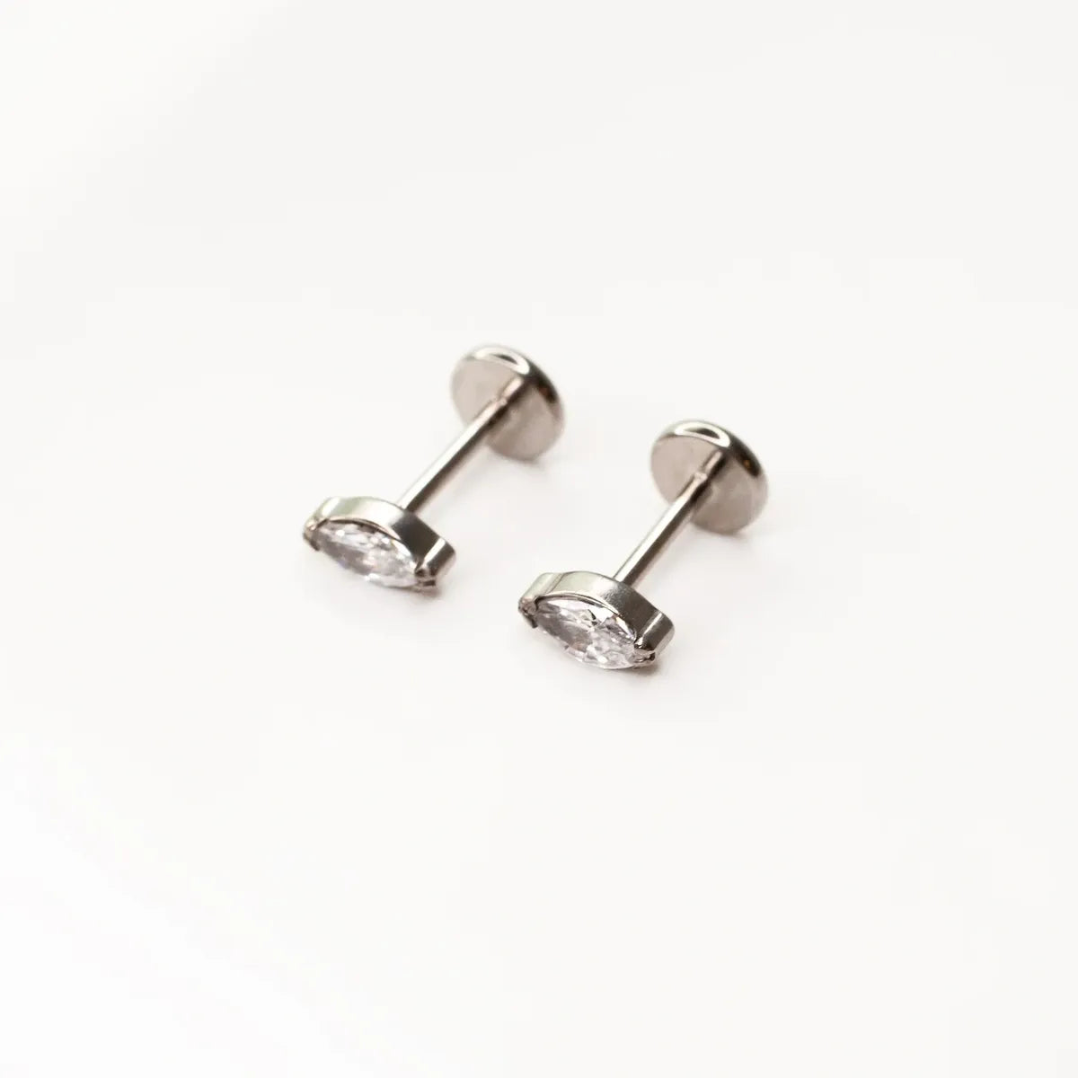 Marquise Flat Back Earrings