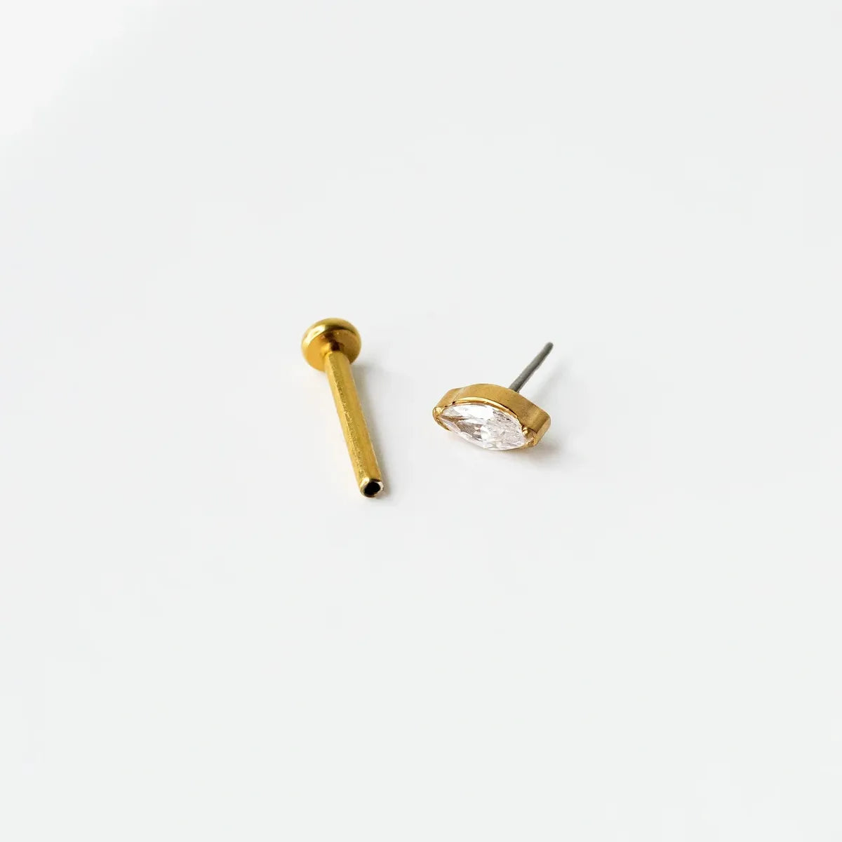 Marquise Flat Back Earrings