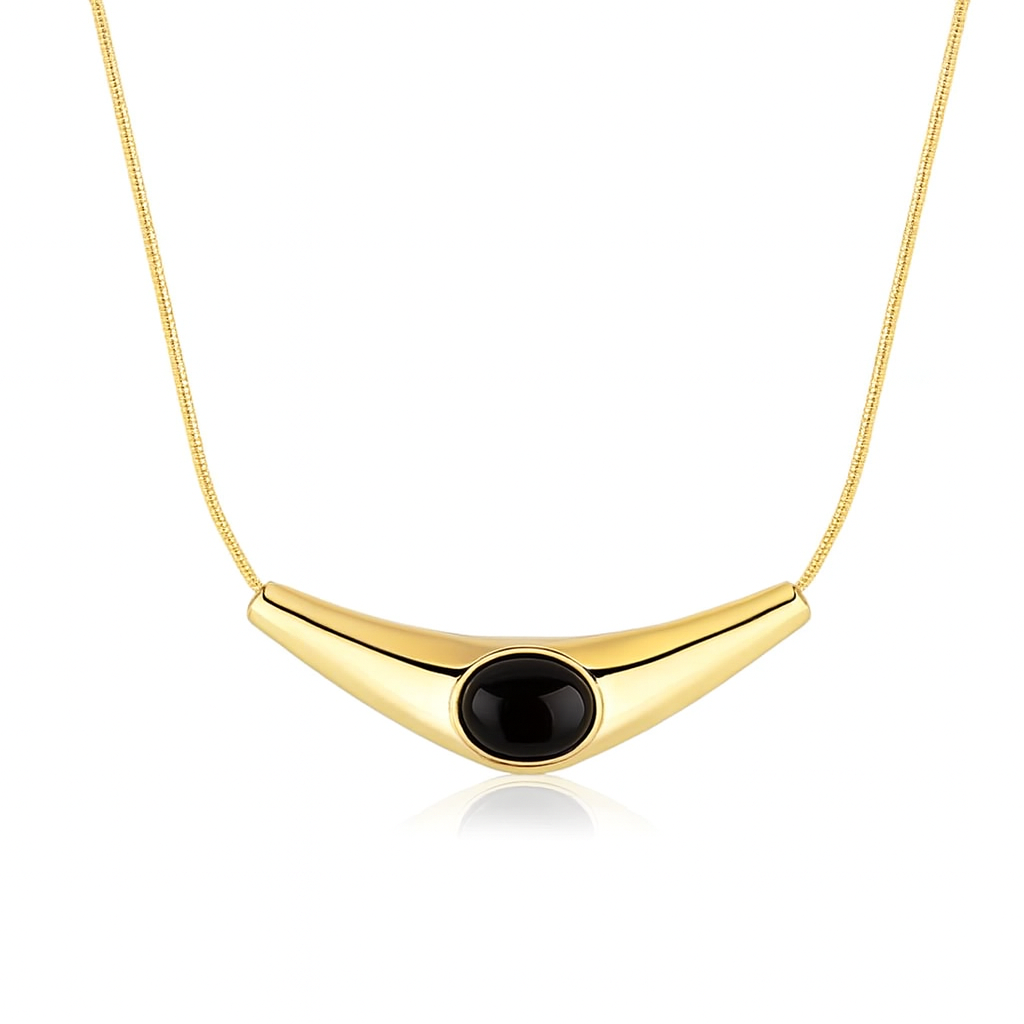 Obsidian Edge Necklace
