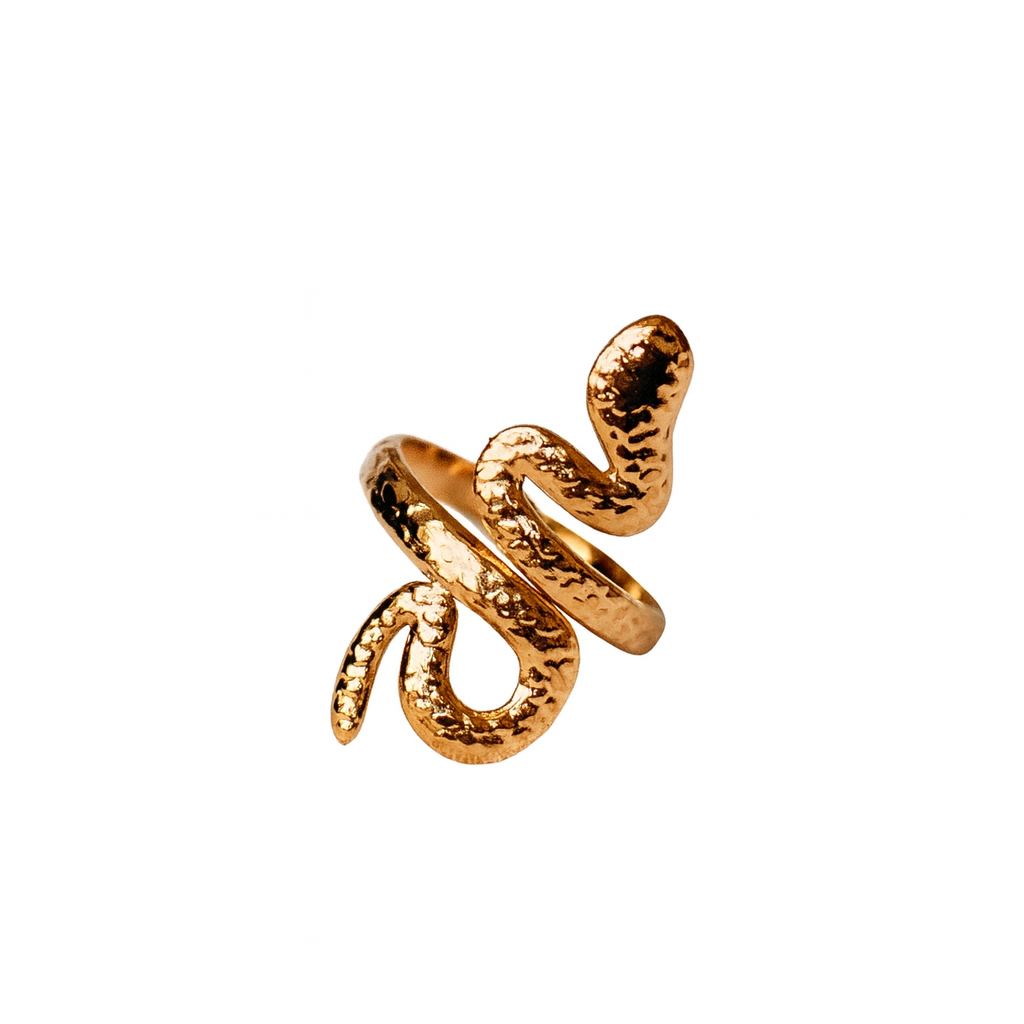 Snake gold ring