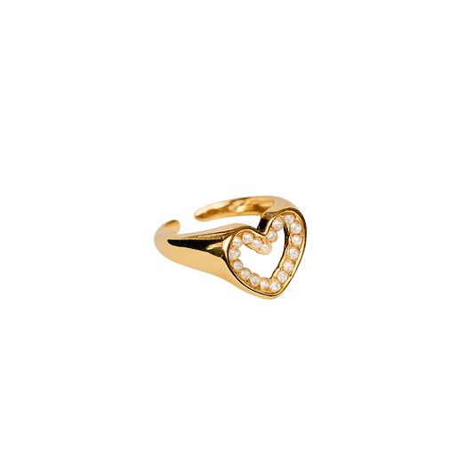 Sweetheart Pearl Ring