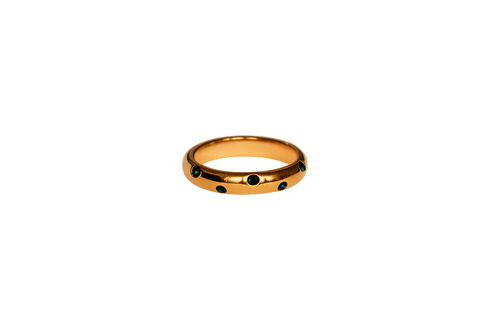 Emerald City Gold Ring