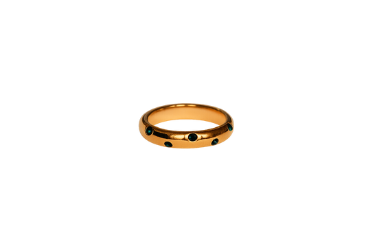 Emerald City Gold Ring