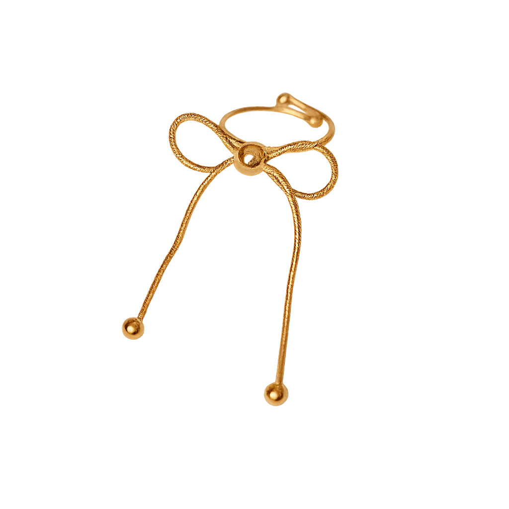 Gold Bow Ring