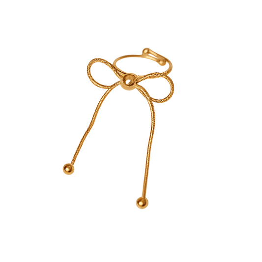Gold Bow Ring