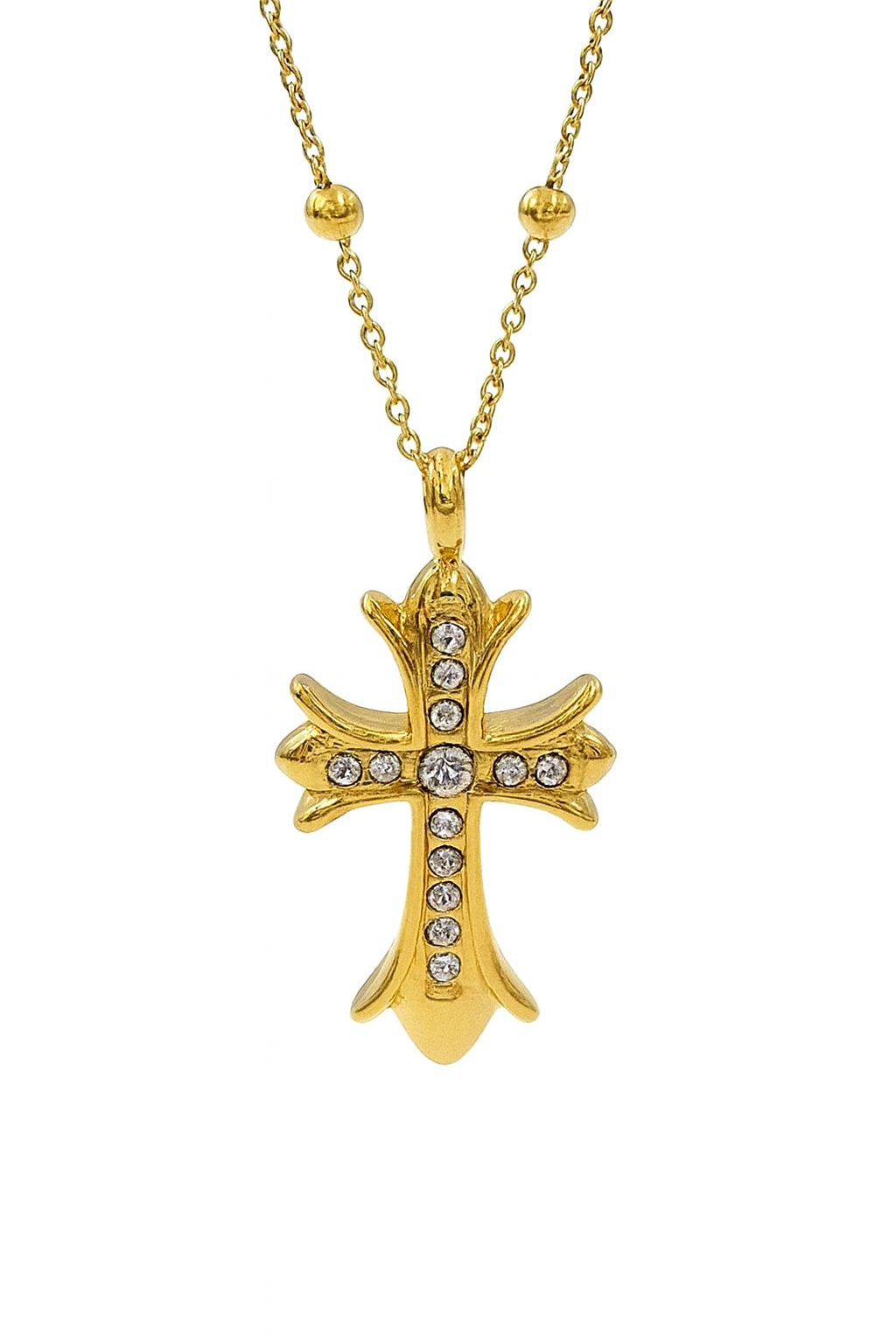 Gilded Cross Necklace