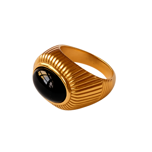 Black Lunar Eclipse Ring