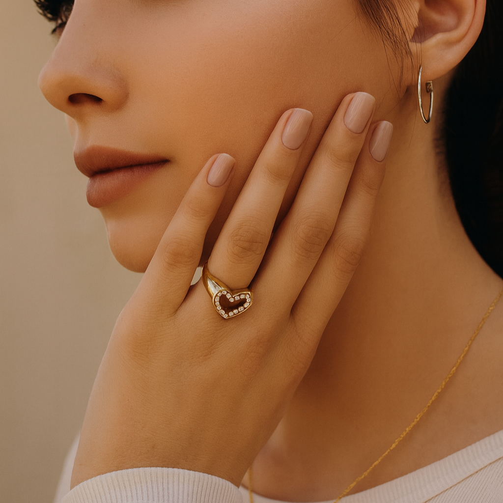 Sweetheart Pearl Ring