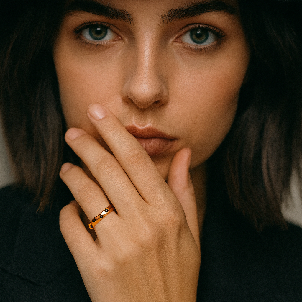 Emerald City Gold Ring