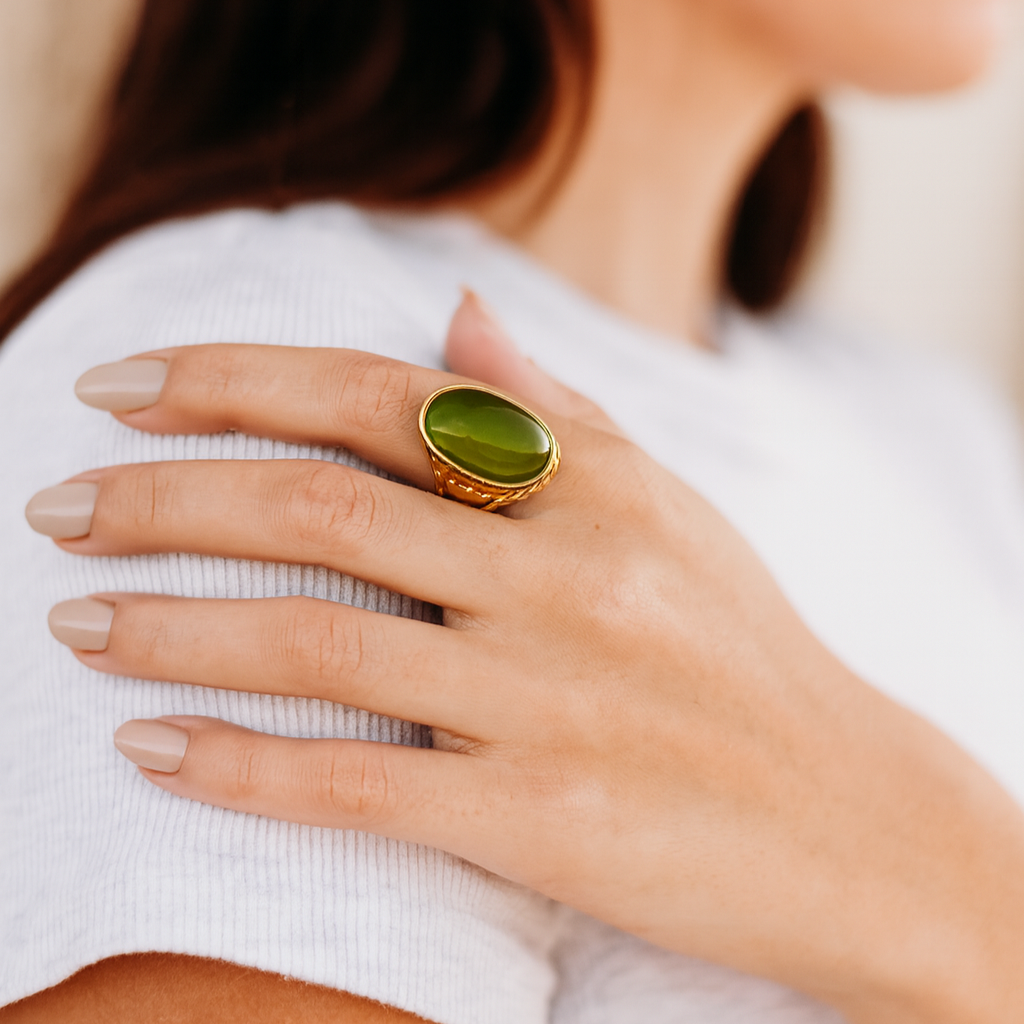 Jade Pop Ring