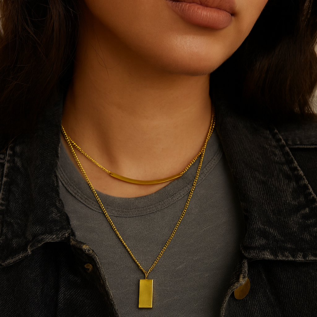 Golden Bar Necklace