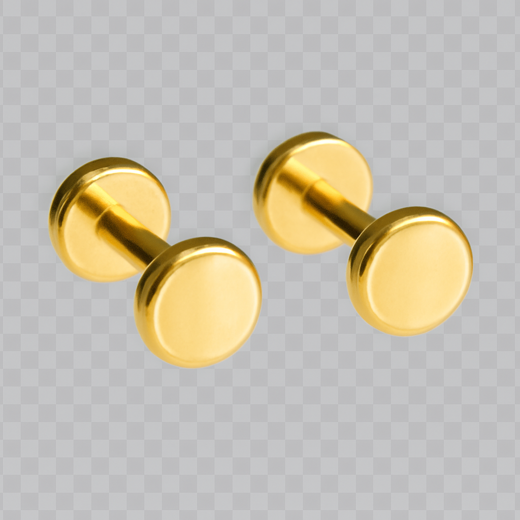 Mini Dot Flat Back Earrings