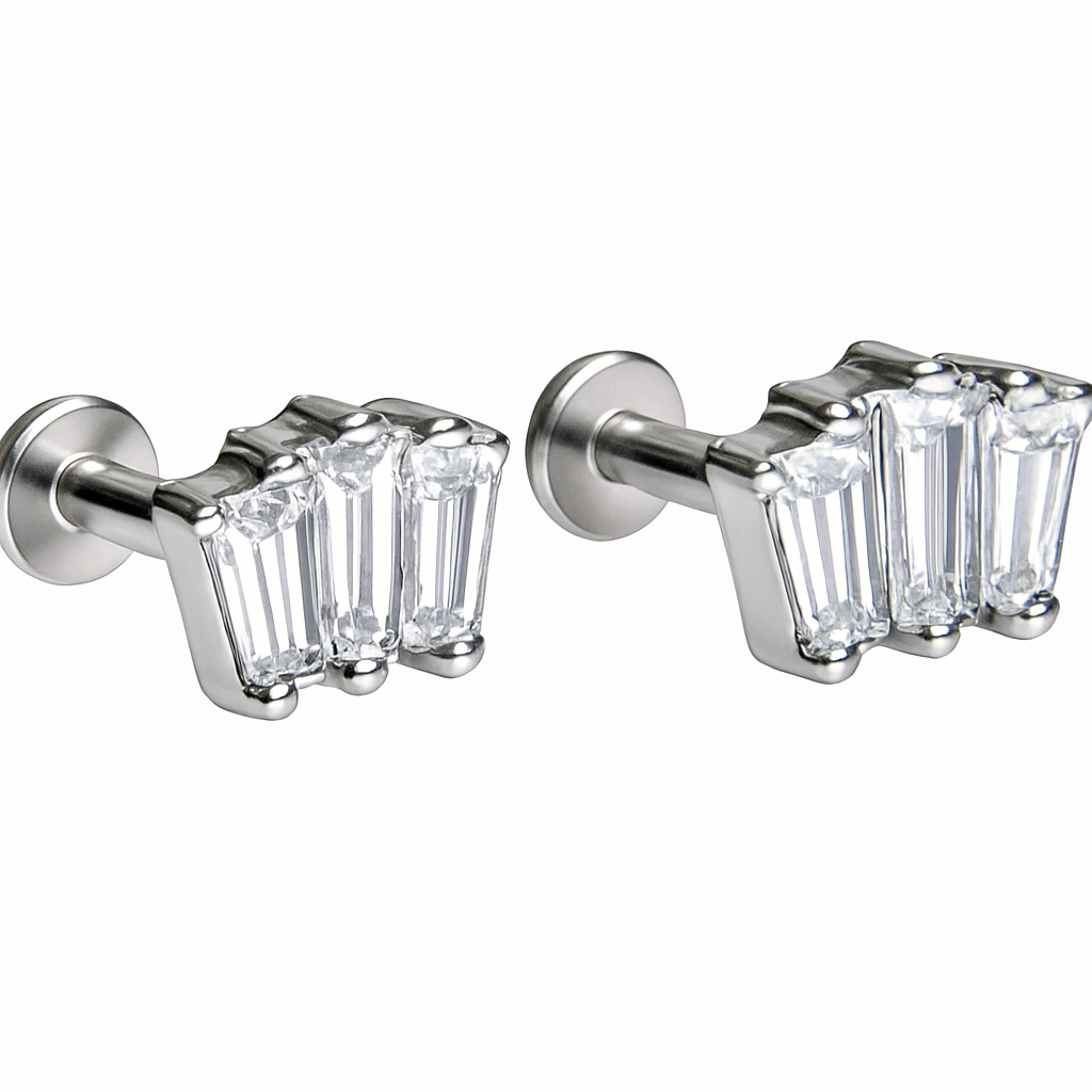 Emerald Cluster Flat Backs