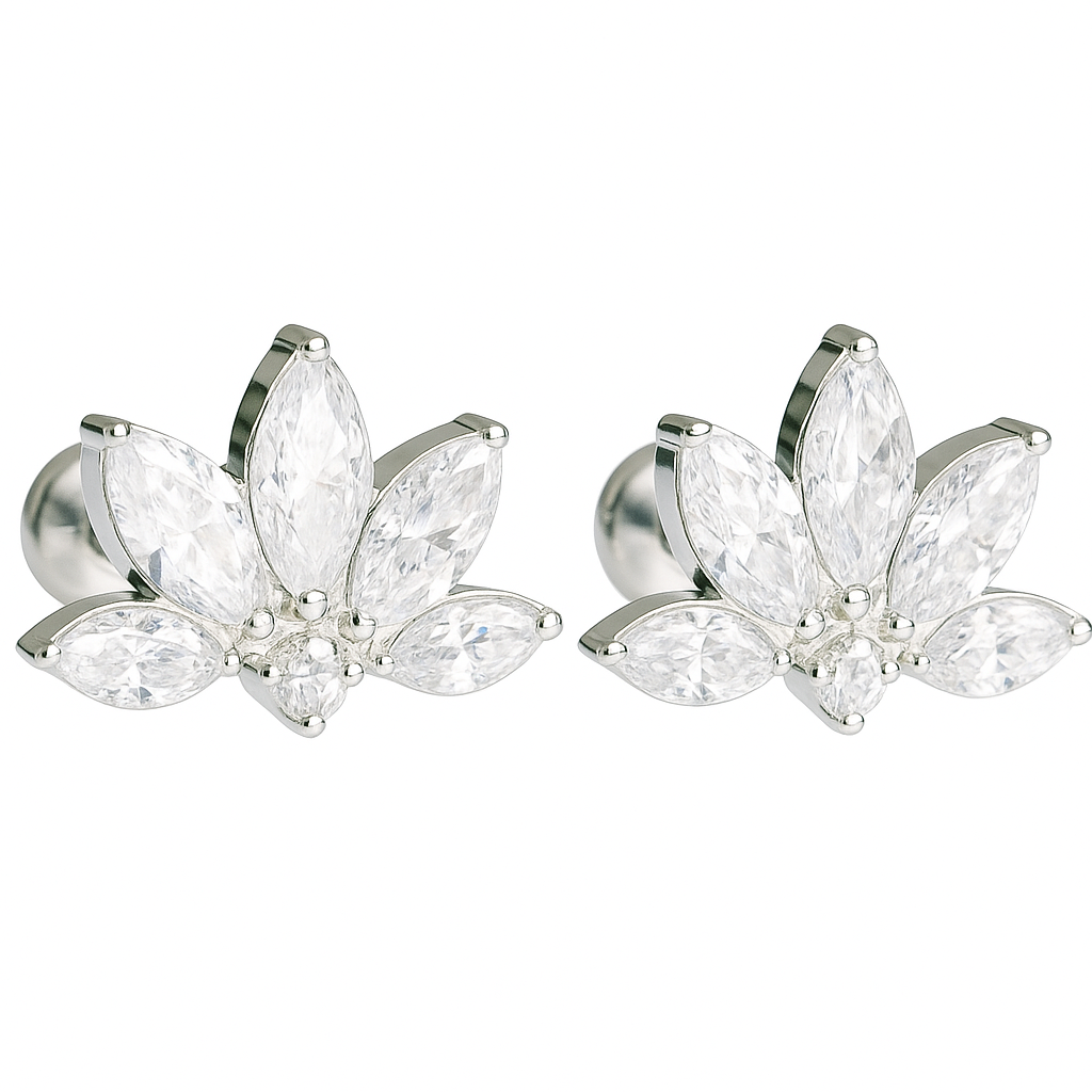 Flower Burst Flat Backs