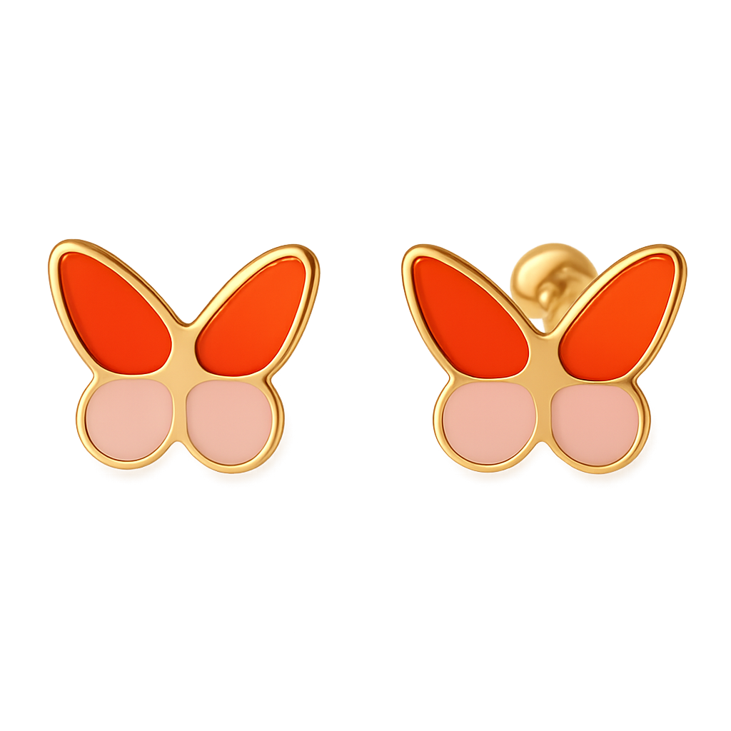 Red & Pink Butterfly