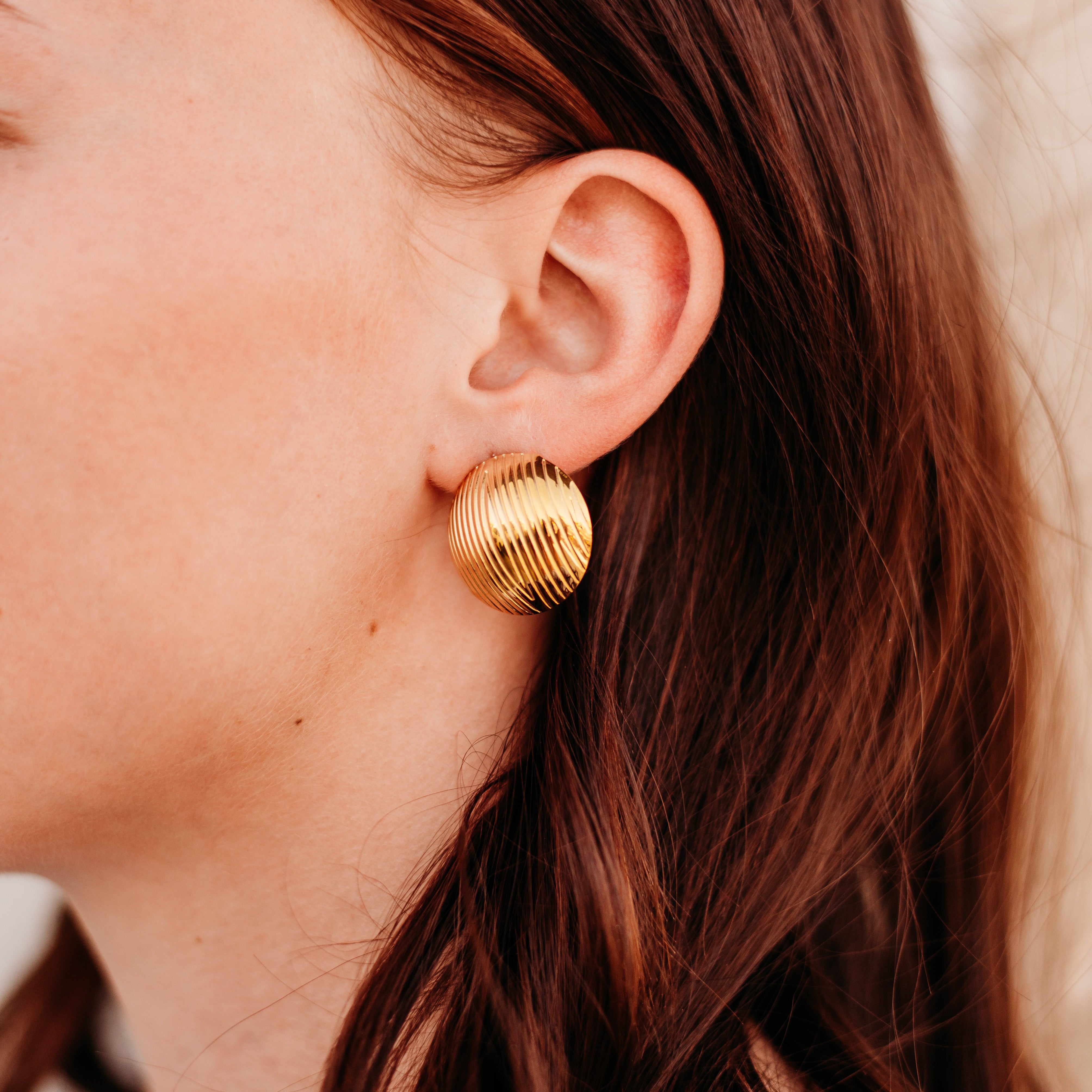 Golden Circle Earrings
