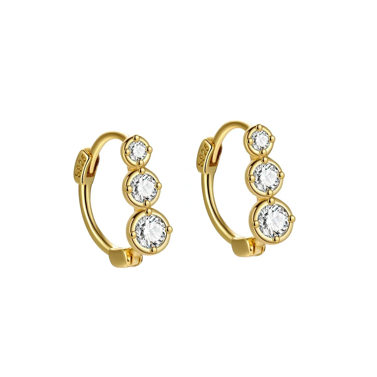 Diamond Waterfall Hoops