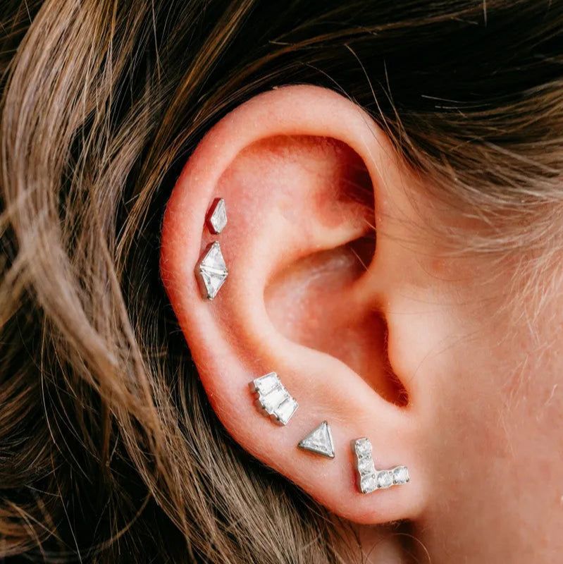 Double Triangle Flat Backs