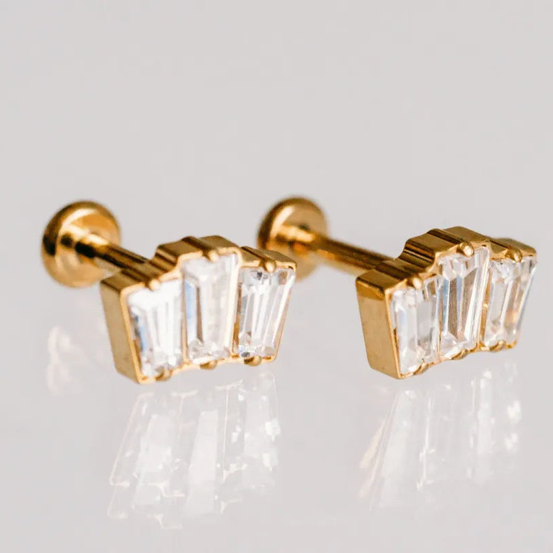 Emerald Cluster Flat Backs