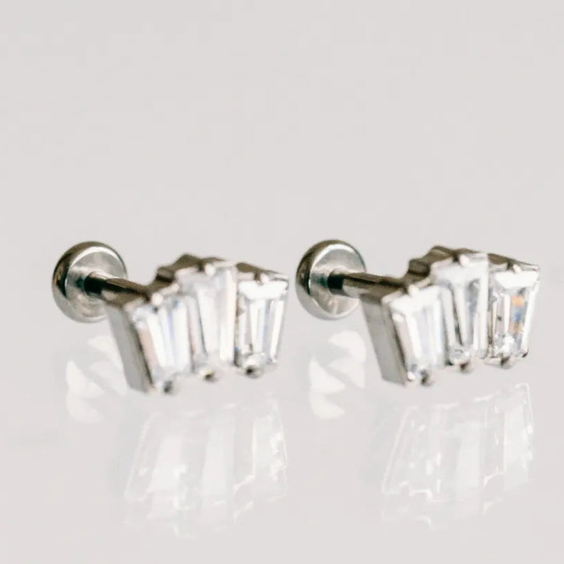 Emerald Cluster Flat Backs