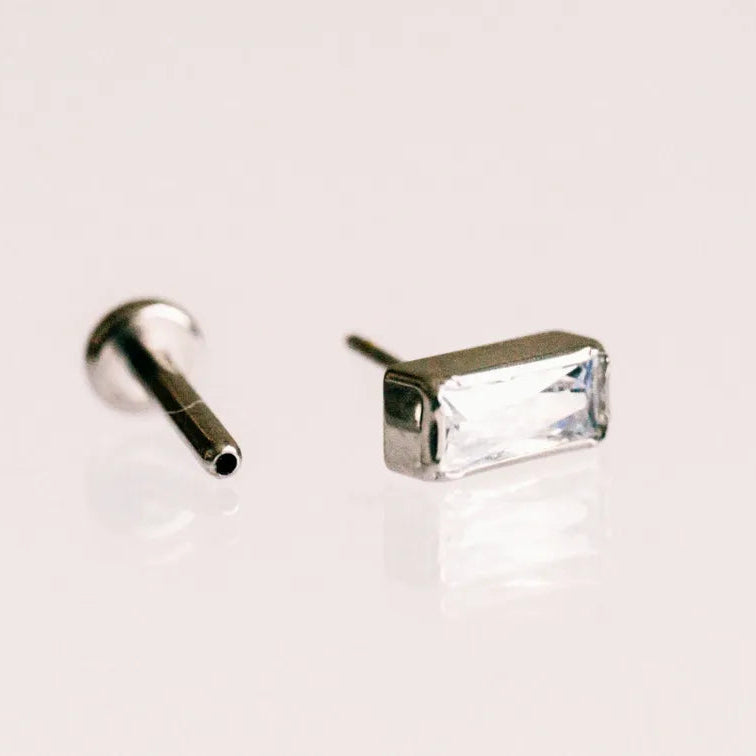 Mini Emerald Cut Flat Backs