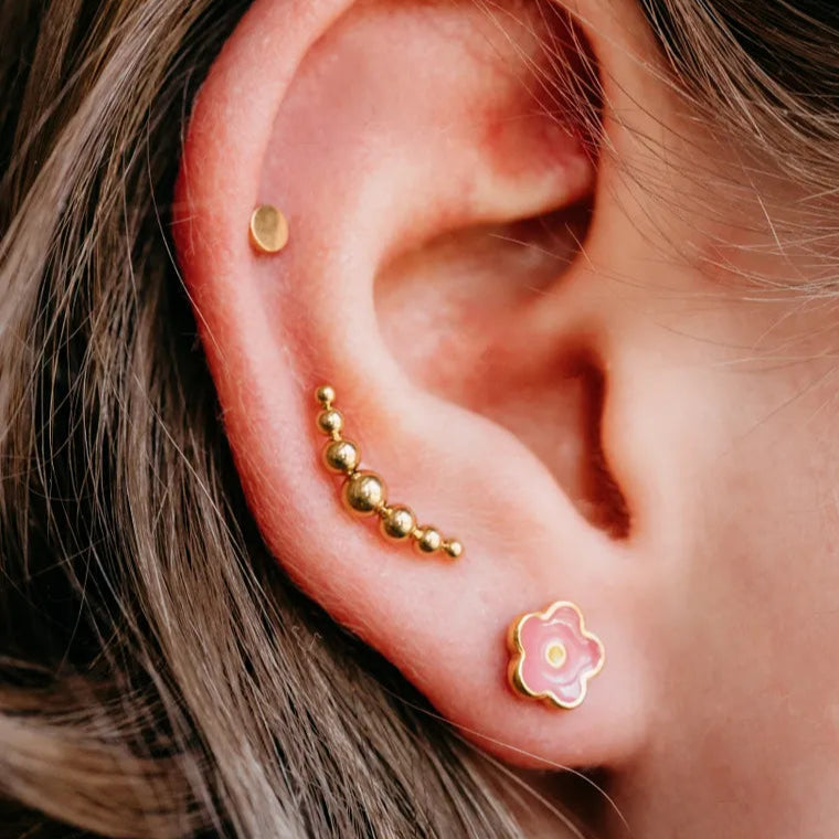 Pink Daisy Flat Backs