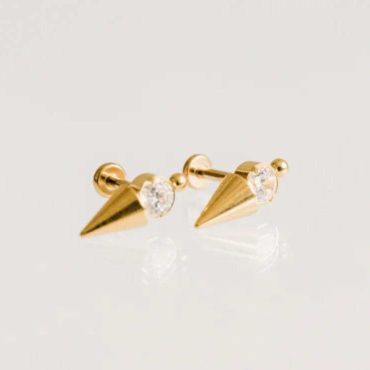 Sconce Flat Back Earrings