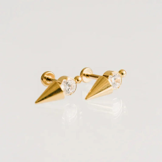 Sconce Flat Back Earrings