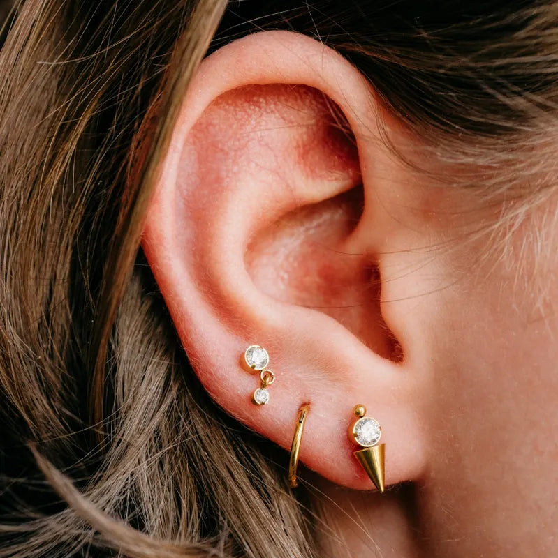 Sconce Flat Back Earrings