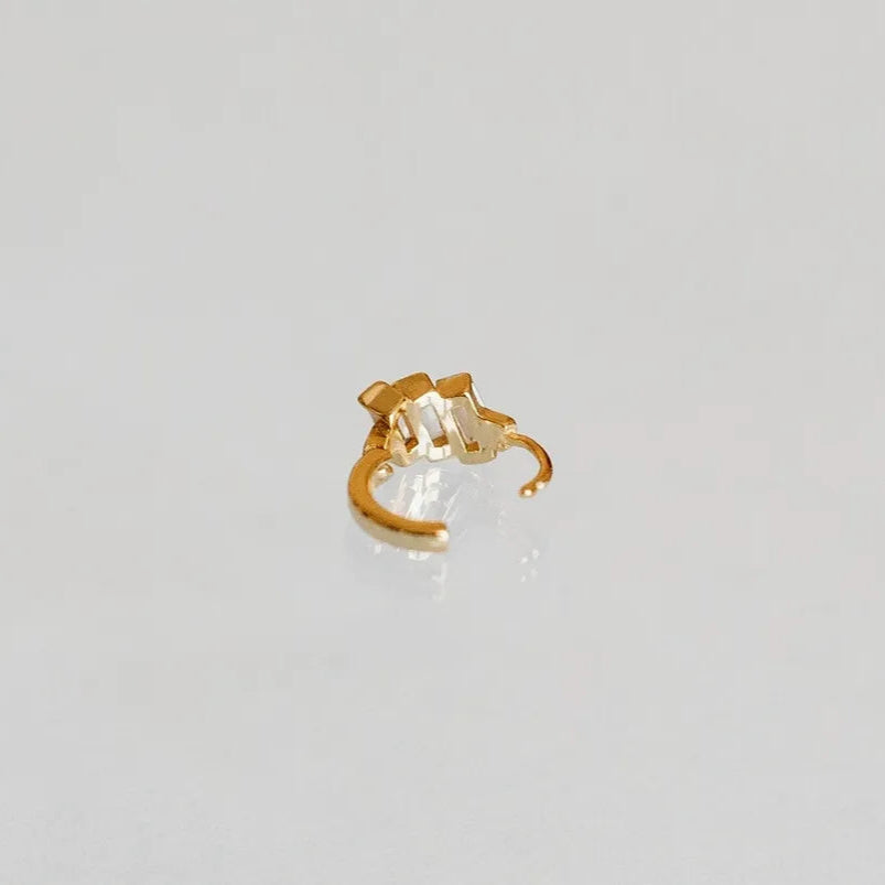 Tie The Know Bow Hoops