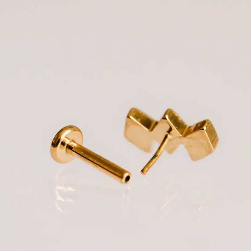 Trifecta Flat Back Earrings